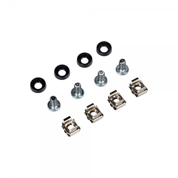 Кабельний організатор Trinix TRX-1U/CM-5R Black металевий на 5 кілець для комутаційної шафи 19