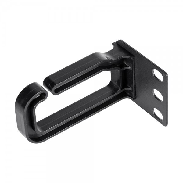 Кабельний організатор-кільце Trinix TRX-1U/CM-R Black для комутаційної шафи 19