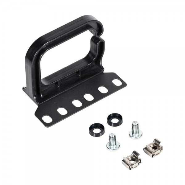 Кабельний організатор-кільце Trinix TRX-2U/CM-R Black для комутаційної шафи 19