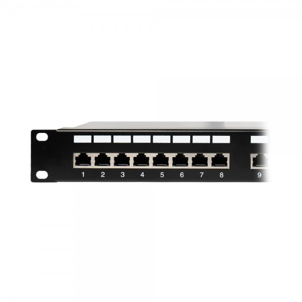 Патч-панель 24 порти NVC-PN-12/24 CAT5/CAT6 19