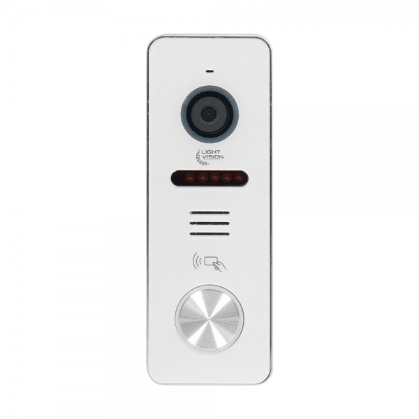 Відеопанель 2Mp Light Vision RIO FHD(RF) White зі зчитувачем Mifare