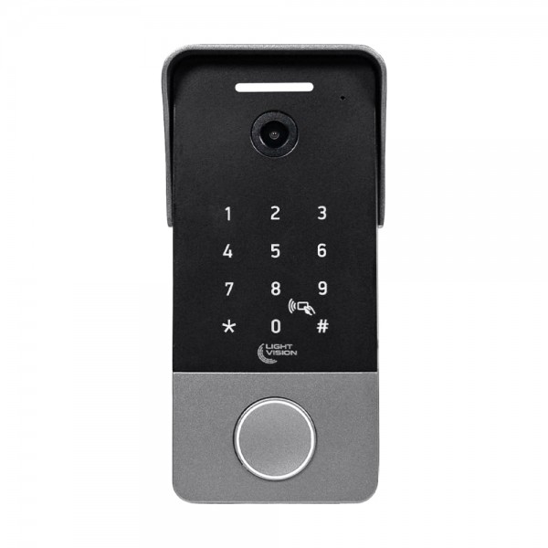 Відеопанель 2Mp Light Vision RIO FHD(KEY) Silver зі зчитувачем Mifare та клавіатурою