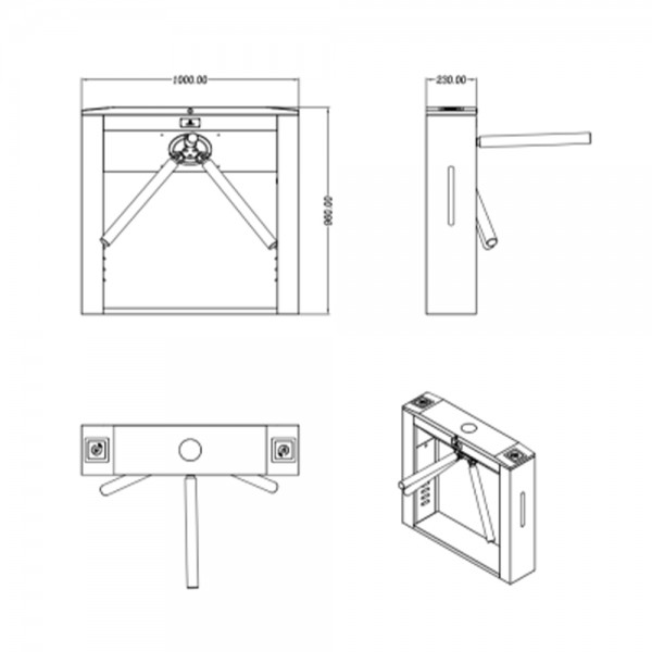 Турнікет-трипод Trinix TRX-4000TS