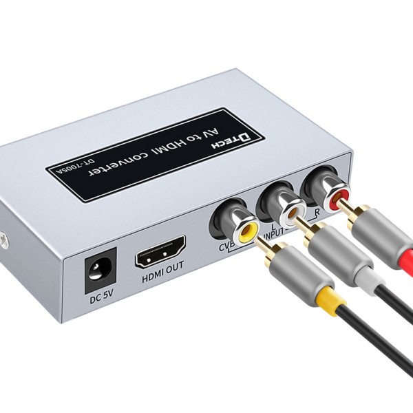 Конвертер відеосигналу AV-HDMI Dtech DT-7005A