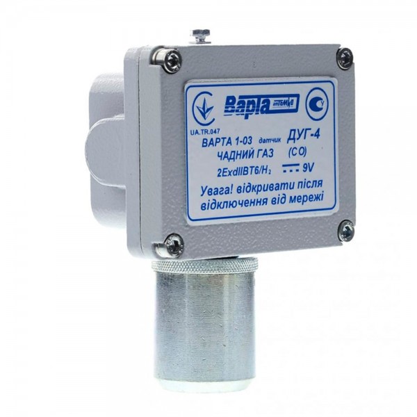 Датчик оксиду вуглецю (чадного газу) промисловий Теміо ДУГ-4 для блоку керування ВАРТА 1-03 / ВАРТА 1-03П