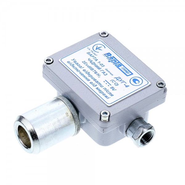 Датчик оксиду вуглецю (чадного газу) промисловий Теміо ДУГ-4 для блоку керування ВАРТА 1-03 / ВАРТА 1-03П