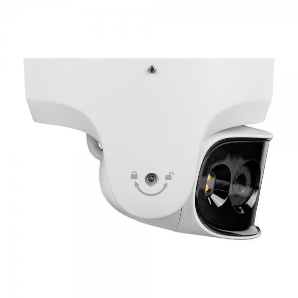 IP-відеокамера панорамна 4Mp*2 TVT TD-6242E3N(A/PE/WR2) 3.5mm з мікрофоном