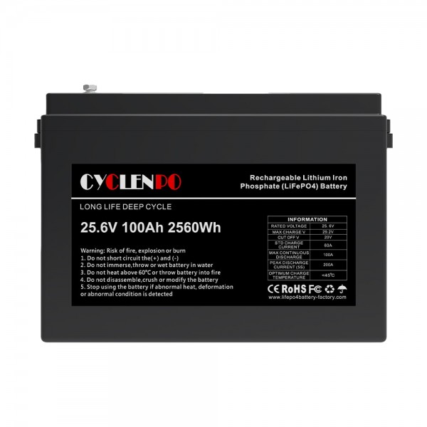 Акумуляторна батарея літій-залізо-фосфатна 25.6В 100Аг Cyclen 25.6V 100AH LiFePo4