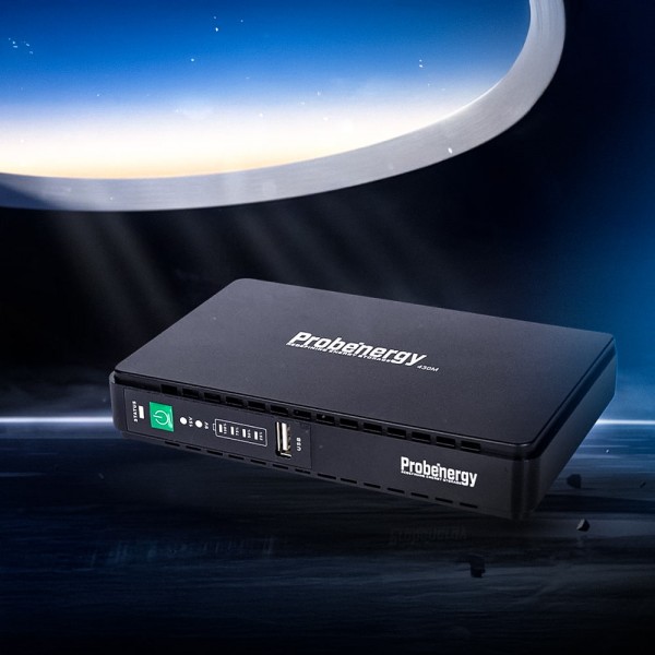 Джерело безперебійного живлення Mini UPS Probenergy DC-30WA 8800mAh 5V/9V/12V/15V, Li-ion 4*2.2Ah, для роутера і медіаконвертера