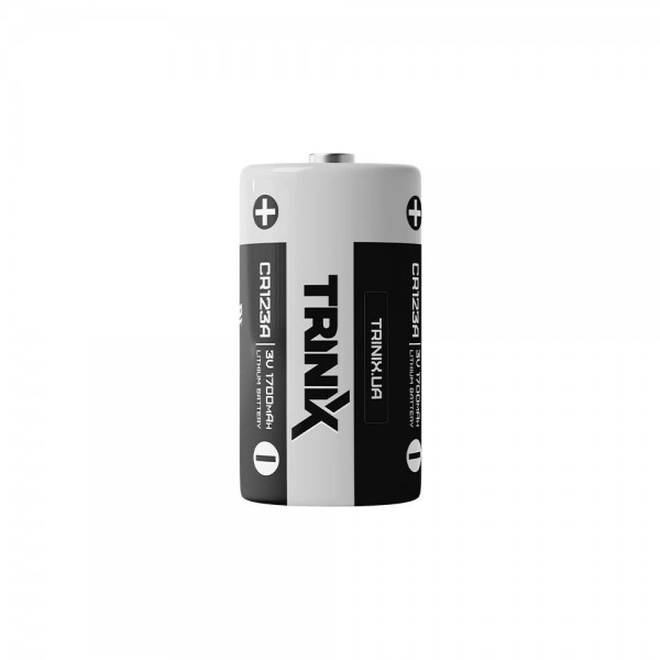 Комплект Trinix: батарея CR123A 3V LiMnO2 1700mAh (2 шт.) для датчиків Ajax, Tiras Orion Nova X, TriniX
