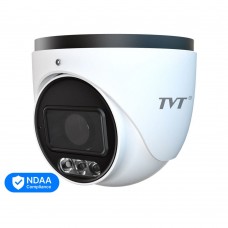IP-відеокамера 8Mp TVT TD-9585S4-C(D/AZ/PE/AW3) White 2.8-12mm, ІЧ+LED-підсвічування, з мікрофоном