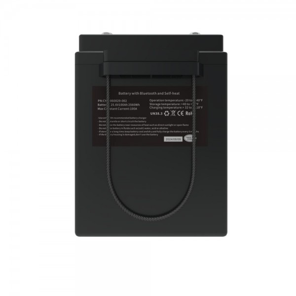 Акумуляторна батарея літій-залізо-фосфатна 25.6В 100Аг Cyclen 25.6V 100AH LiFePo4 (підігрів/Bluetooth)