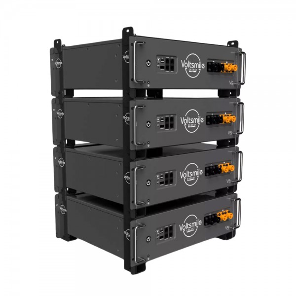 Акумуляторна батарея літій-залізо-фосфатна LiFePO4 48В 2400Втг Voltsmile V5 монтаж в стійку 19