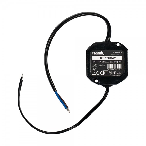 Блок живлення Trinix PST-12015W 12V/1.5A вологозахищений IP67