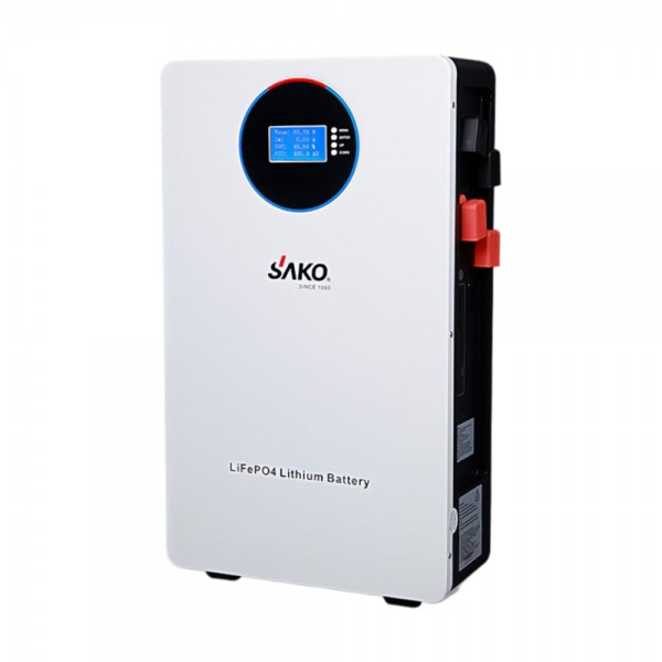 Акумуляторна батарея літій-залізо-фосфатна 100Аг 51.2В 5120Втг Sako SK-51.2V100Ah Li-Sun series LiFePo4 настінний монтаж