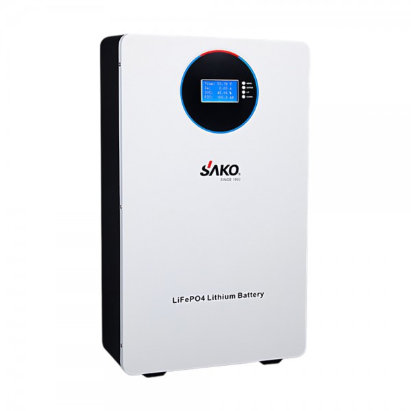 Акумуляторна батарея літій-залізо-фосфатна 100Аг 51.2В 5120Втг Sako SK-51.2V100Ah Li-Sun series LiFePo4 настінний монтаж