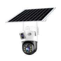IP PTZ-відеокамера автономна з 4G та сонячною панеллю 2Mp+2Mp Light Vision VLC-9192IG/2C (Solar) White 4mm, на акумуляторних батареях