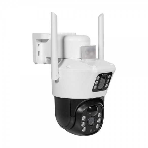 IP PTZ-відеокамера автономна з 4G та сонячною панеллю 2Mp+2Mp Light Vision VLC-9192IG/2C (Solar) White 4mm, на акумуляторних батареях