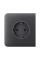 Фронтальна панель Ajax SideCover (basic) [type F] graphite/графіт для розетки Outlet (type F)