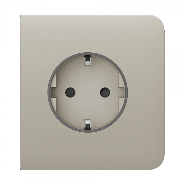 Фронтальна панель Ajax SideCover (basic) [type F] ivory/слонова кістка для розетки Outlet (type F)