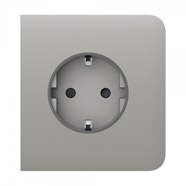 Фронтальна панель Ajax SideCover (basic) [type F] oyster/устрична для розетки Outlet (type F)