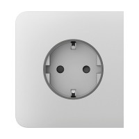 Фронтальна панель Ajax SideCover (basic) [type F] white/біла для розетки Outlet (type F)