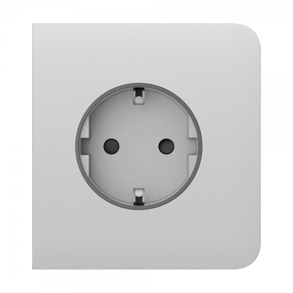Фронтальна панель Ajax SideCover (basic) [type F] white/біла для розетки Outlet (type F)