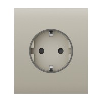 Фронтальна панель Ajax CenterCover (basic) [type F] ivory/слонова кістка для розетки Outlet (type F)