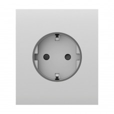 Фронтальна панель Ajax CenterCover (basic) [type F] white/біла для розетки Outlet (type F)