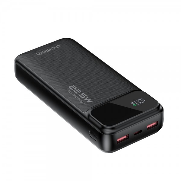 Повербанк 20000 mAh Choetech B729 Black 22.5W QC3.0 PD3.0