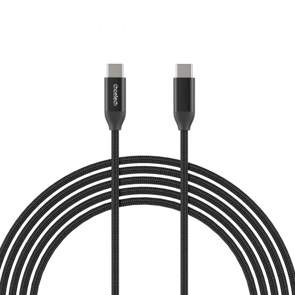 Кабель Choetech ХСС-1036 Black USB-C to USB-C PD3.1 240W 2m