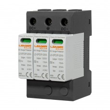 Обмежувач напруги DC 1000V Leader LD-SPD3P-20KA-1000V під DIN-рейку