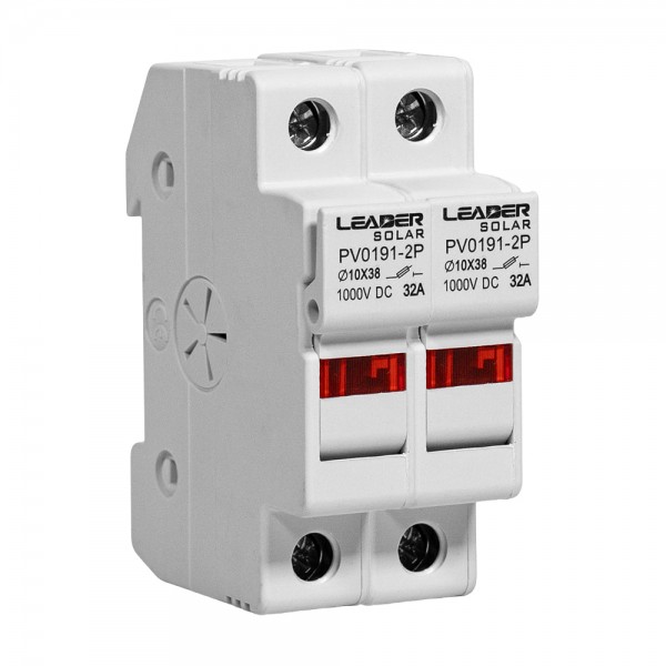 Роз'єднувач запобіжників 32A Leader PV0191-2P DC 1000V