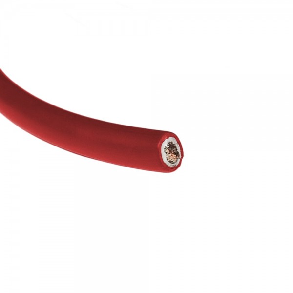 Кабель для підключення силових елементів та сонячних панелей Leader AWG2 25мм2 XPLO червоний