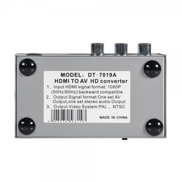 Конвертер відеосигналу HDMI-AV Dtech DT-7019A