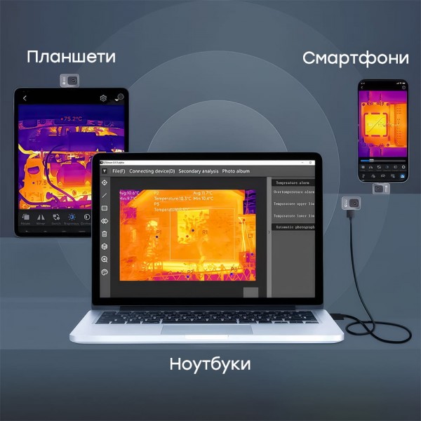 Тепловізор для смартфона на Android Thermal Master P2