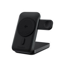 Повербанк з підставкою 10000mAh Choetech B750 Black QC3.0 PD3.0 бездротова зарядка смартфонів та Apple Watch