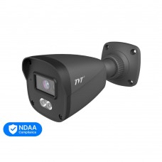IP-відеокамера 4Mp TVT TD-9441S4L-C(D/PE/AW1) Black 2.8mm, ІЧ+LED-підсвічування, з мікрофоном