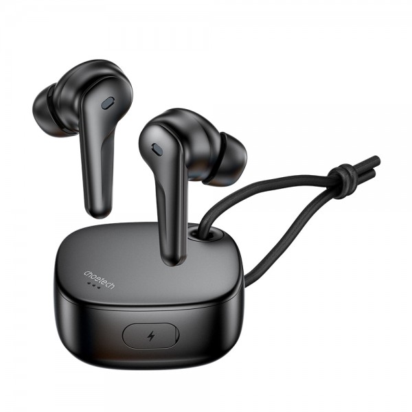 Бездротові навушники Choetech BH-T17 Black TWS, Bluetooth 5.4, ANC+ENC