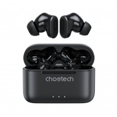 Бездротові навушники Choetech BH-T15 Black TWS, Bluetooth 5.2, ANC+ENC
