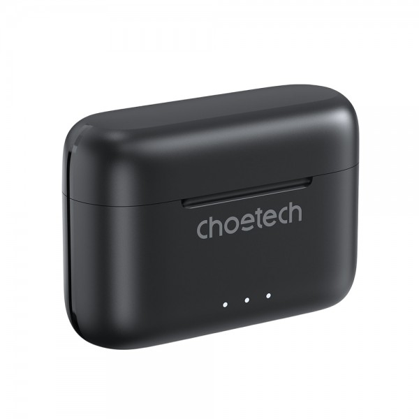 Бездротові навушники Choetech BH-T15 Black TWS, Bluetooth 5.2, ANC+ENC