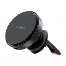 Автомобільний зарядний пристрій Choetech T205-F Black бездротова зарядка, магнітне кріплення