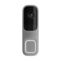 Відеодзвінок з WiFi 4Mp Ajax DoorBell Gray із вбудованим штучним інтелектом та ІЧ датчиком руху