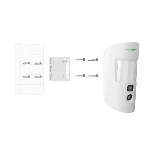 Бездротовий датчик з камерою Ajax MotionCam HDR (PhOD) White