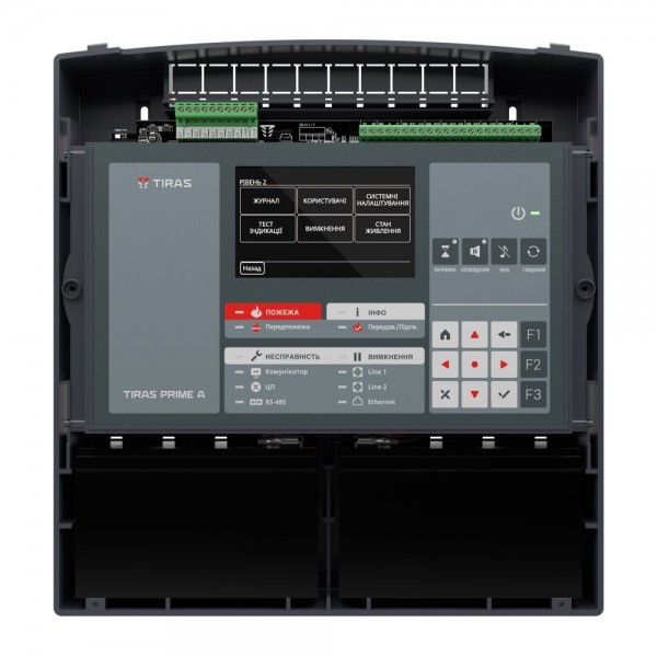 Прилад приймально-контрольний пожежний адресний Tiras PRIME A (HW2)