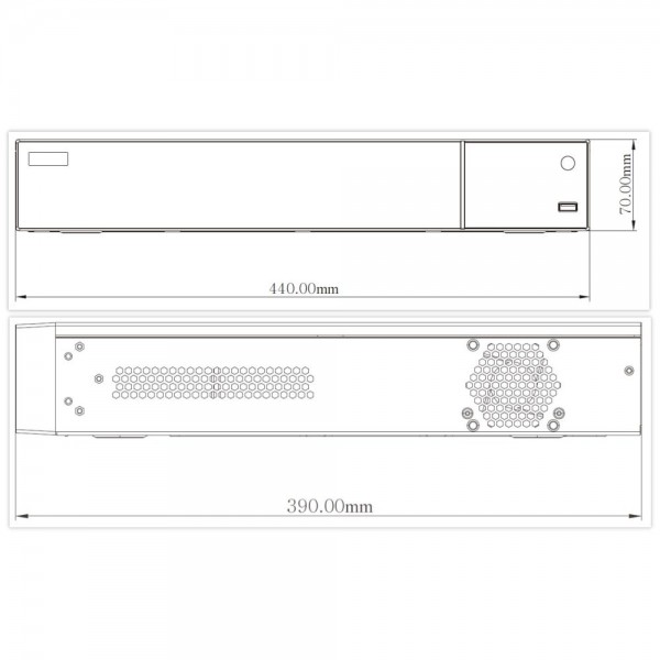 IP-відеореєстратор 32-канальний 8Mp TVT TD-3132H4-B2-B (192-192)
