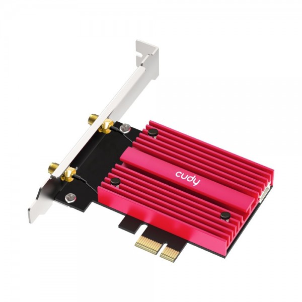 Адаптер WiFi 7 Cudy WE9300S BE9300 PCI Express тридіапазонний з Bluetooth 5.4