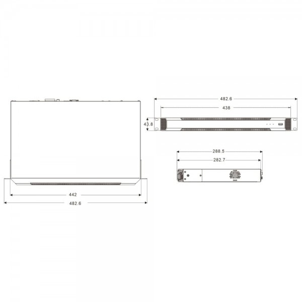 Сервер керування TVT TD-A702E2-A0 для системи відеоспостереження