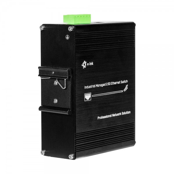 PoE-комутатор 10-портовий керований L2+ E-LINK LNK-IMC208-2.5GPM-SFP+ 2.5G з 8 портами PoE, 240W