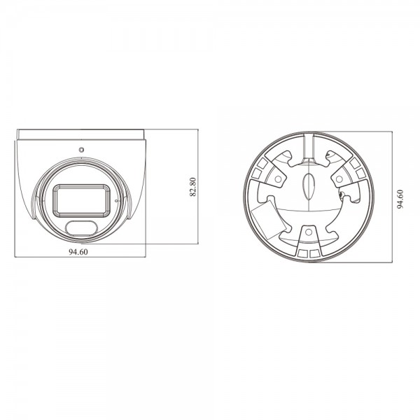 IP-відеокамера 4Mp TVT TD-9544C4(PE/WR1) Full Color 2.8mm з мікрофоном